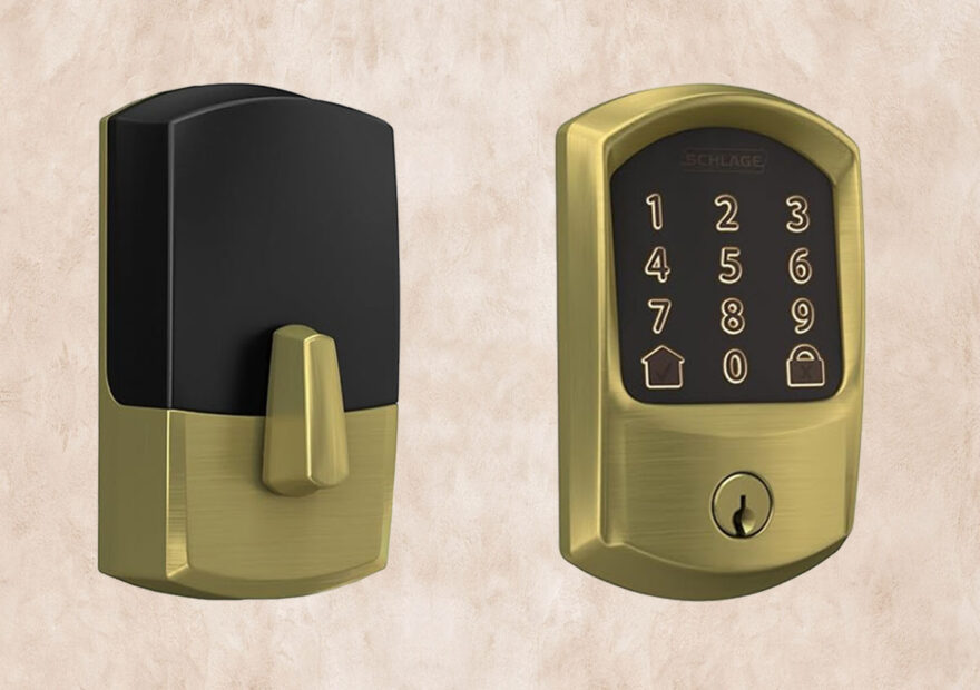 Smart Door Lock Gold