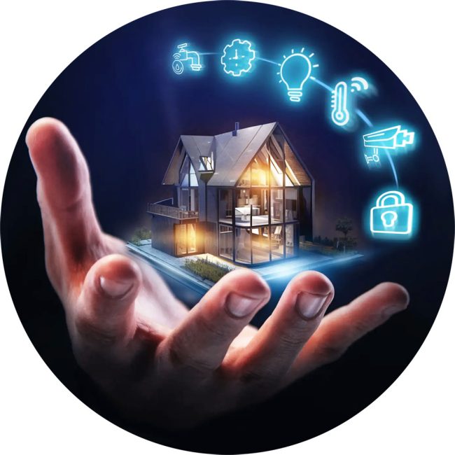 SmartHome Sphere in Hand